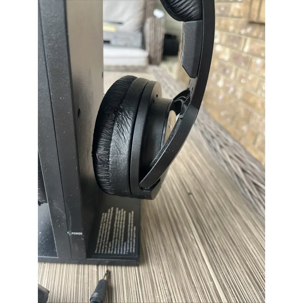 Sony MDR-RF985R Wireless Stereo Headphones w/ Transmitter Base TMR-RF985R Tested